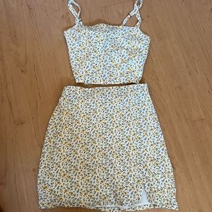 Hollister two piece dress - tank top and ultra high rise mini skirt.